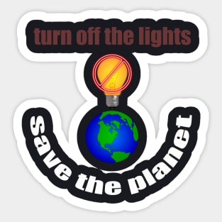 save energy Sticker